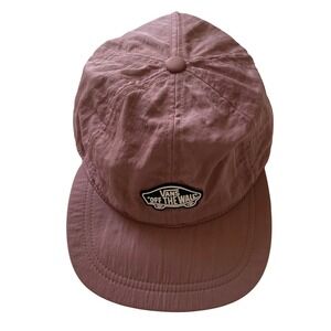 Vans Off The Wall Camper Hat Women OS Rose Mauve Bungee Toggle Skater Gorpcore